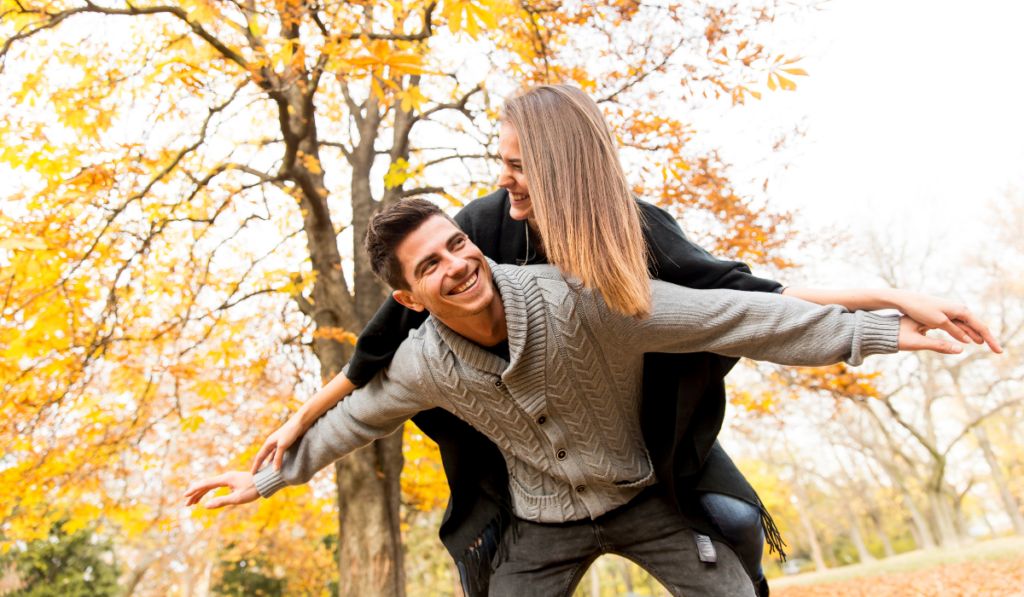 pareja feliz